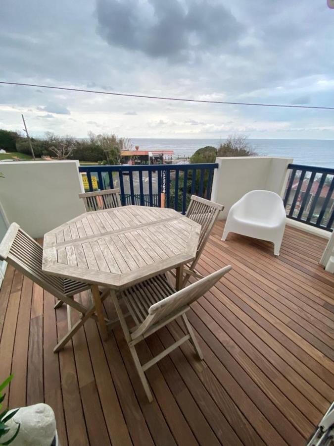 Bel appartement vue mer - 1er rang front de mer Saint-Jean-de-Luz Extérieur photo