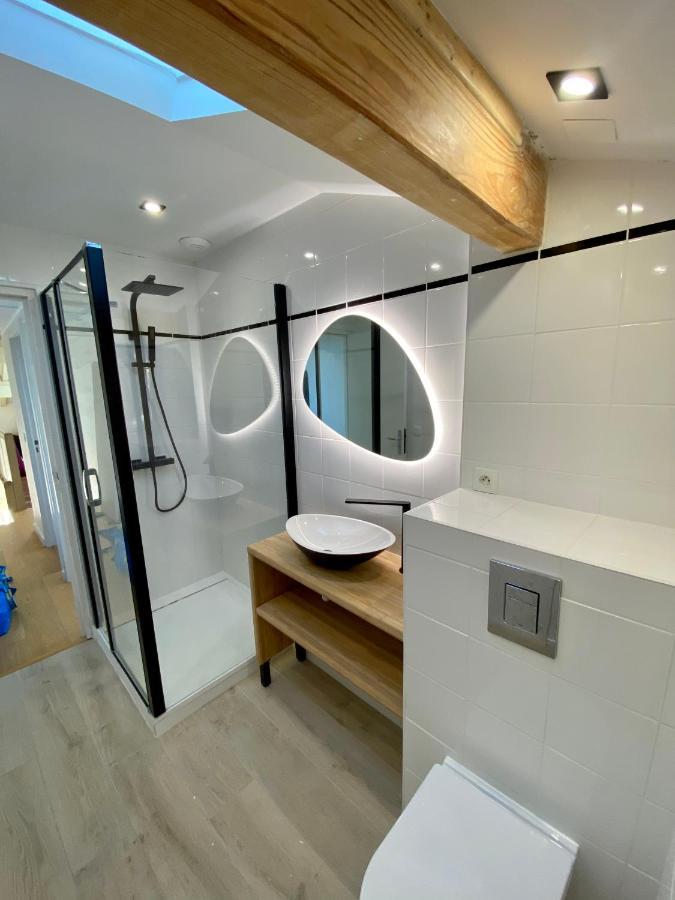 Bel appartement vue mer - 1er rang front de mer Saint-Jean-de-Luz Extérieur photo
